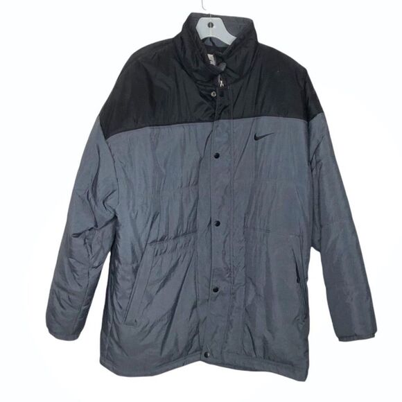 Nike Other - Nike Puffer Jacket Parka Grey Black Size XL